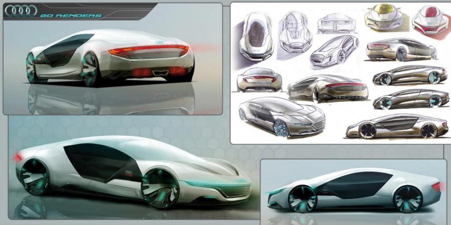 Эскиз Audi A9 Concept By Daniel Garcia 2018 года  (фото 9 из 9)